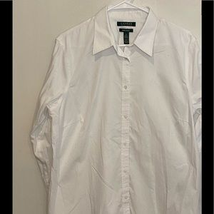 Lauren Ralph Lauren Non-Iron White Button Down